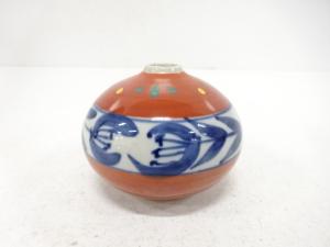 染付　赤絵　小壷